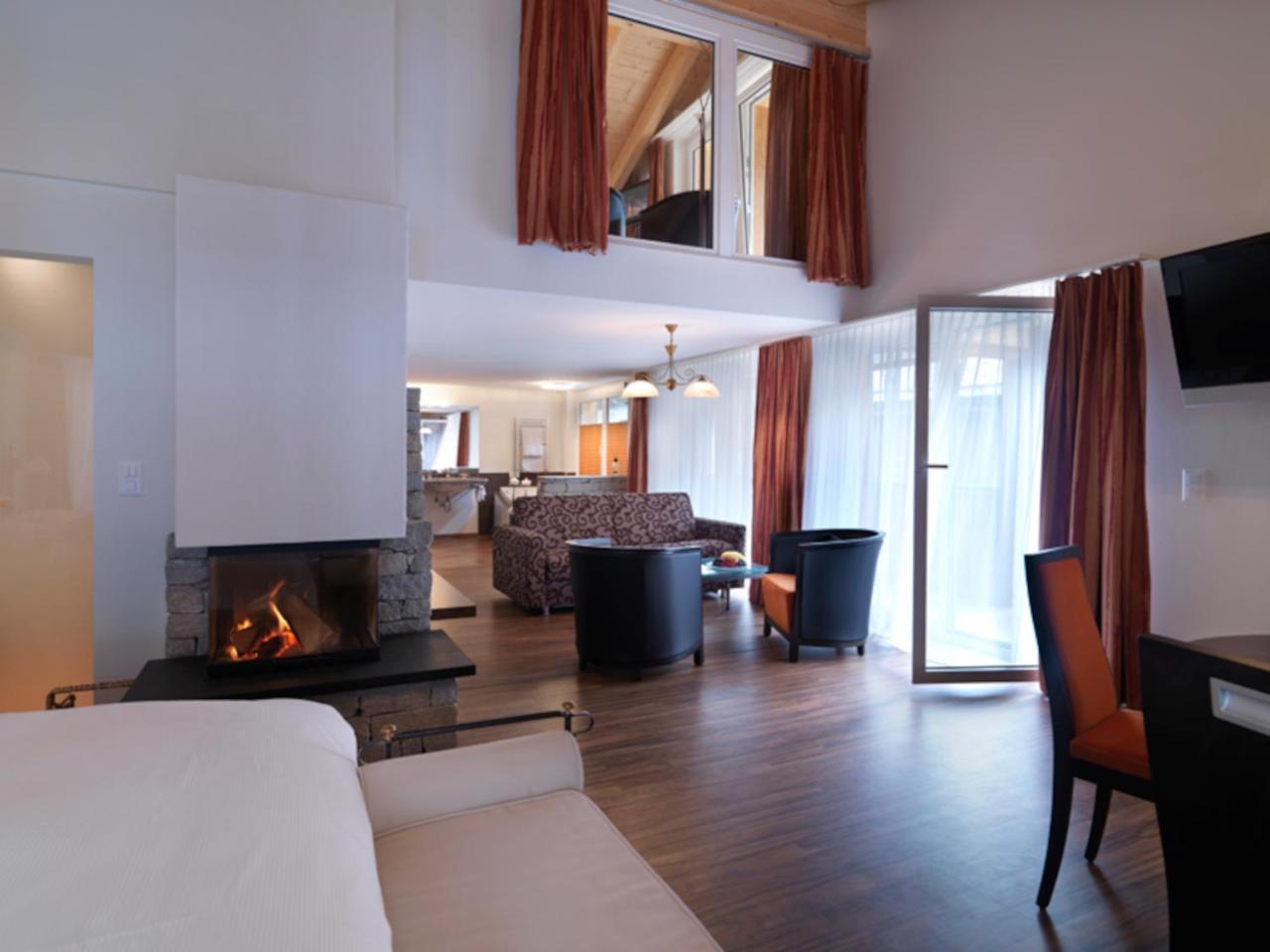 סאס פה Wellnesshotel Schweizerhof חדר תמונה
